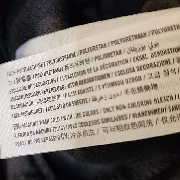 Abercrombie & Fitch Pants Womens 34/18 Straight High Rise Faux Leather (13PF5) - Picture 4 of 6